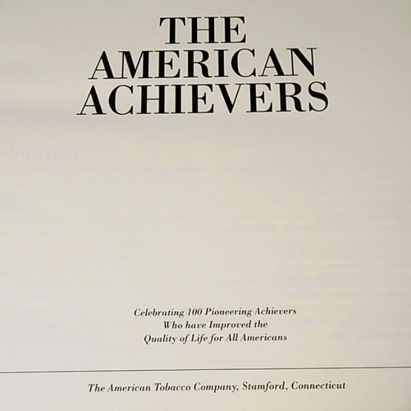 🟢RARE Book. The American Achievers by THE AMERICAN TOBACCO COMPANY - Picture 2 of 16